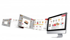 Разработка дизайна сайта ресторана доставки  СушиПати