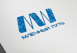 Логотип для вендинговой компании Млечный путь - автоматы по продаже натурального молока
