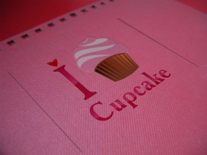 Логотип для I love cupcake - сеть кондитерских