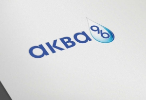 Логотип для строительной компании Аква96 - Бассейны, сауны, турецкие бани г. Екатеринбург