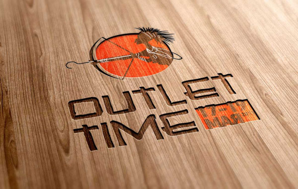 Логотип для шоп-мероприятия OutletTime - день распродаж в г. Уфа