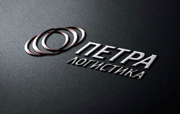 Логотип для компании грузоперевозок ПЕТРА логистика г. Санкт-Петербург