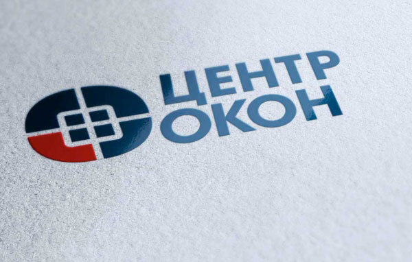 Логотип для оконной компании Центр Окон - производство , монтаж , ремонт пластиковых окон и дверей г. Волдогонск