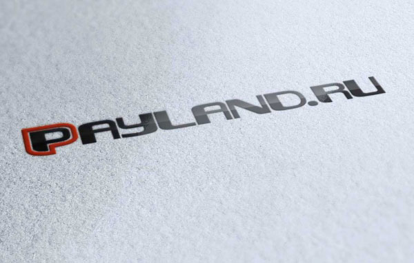 Логотип для сервис платежей Payland.ru - оплата электронными деньгами
