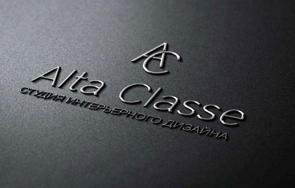Логотип для студии интерьерного дизайна Alta Classe г. Уфа