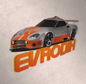 Логотип для магазина контрактных двигателей и коробок на европейские автомобили EVRODIK | ЕВРОДиК г. Новосибирск