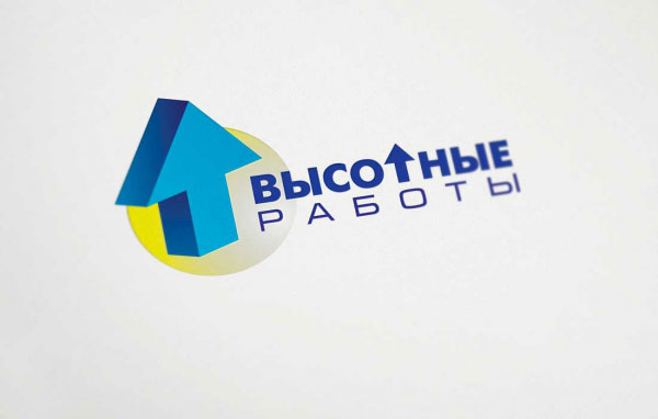 Логотип для Высотные работы - промышленный альпинизм в Москве и Рязани