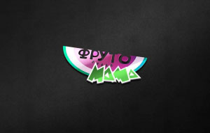 Логотип для блога Фруто Мама - материнства, родительства, сыроедении и фрукторианстве
