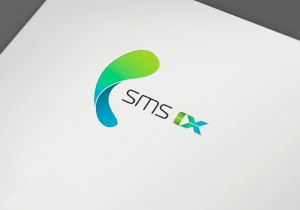 Разработка логотипа для сервиса SMS IX, г. Уфа, рассылка СМС по России и стран СНГ