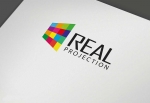 Разработка логотипа для рекламного агенства REAL PROJECTION - разработка интерактивных и проекционных инсталляций в г. Уфа