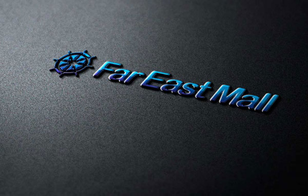 Логотип для торгового развлекательного цента Far East Mall в Владивостоке